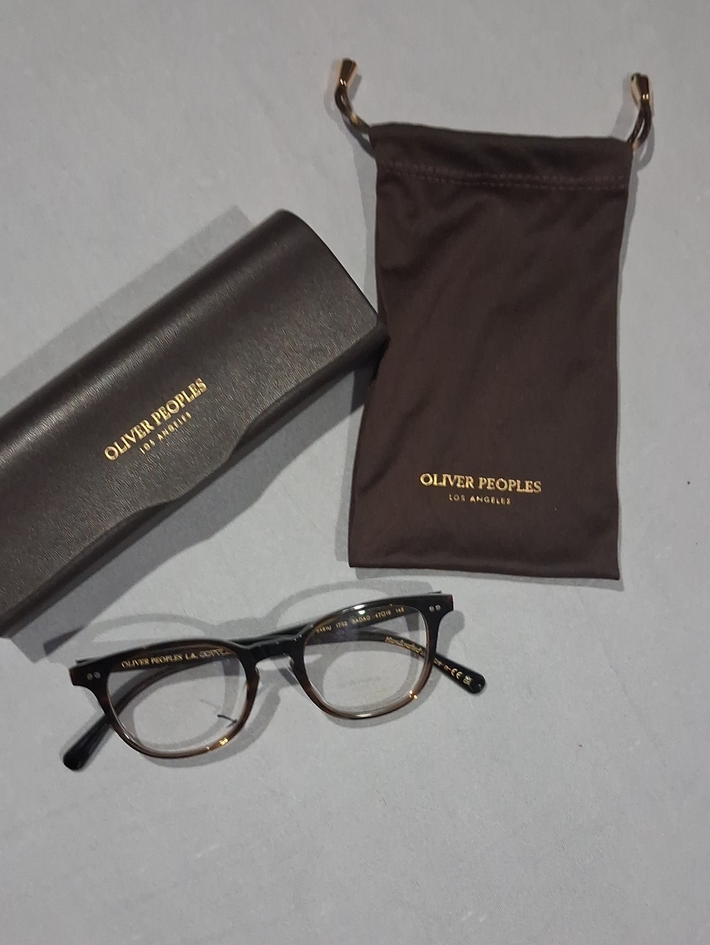 NWOT RXABLEOliver Peoples 1732  Men's Brown/Black Eyeglass Frames